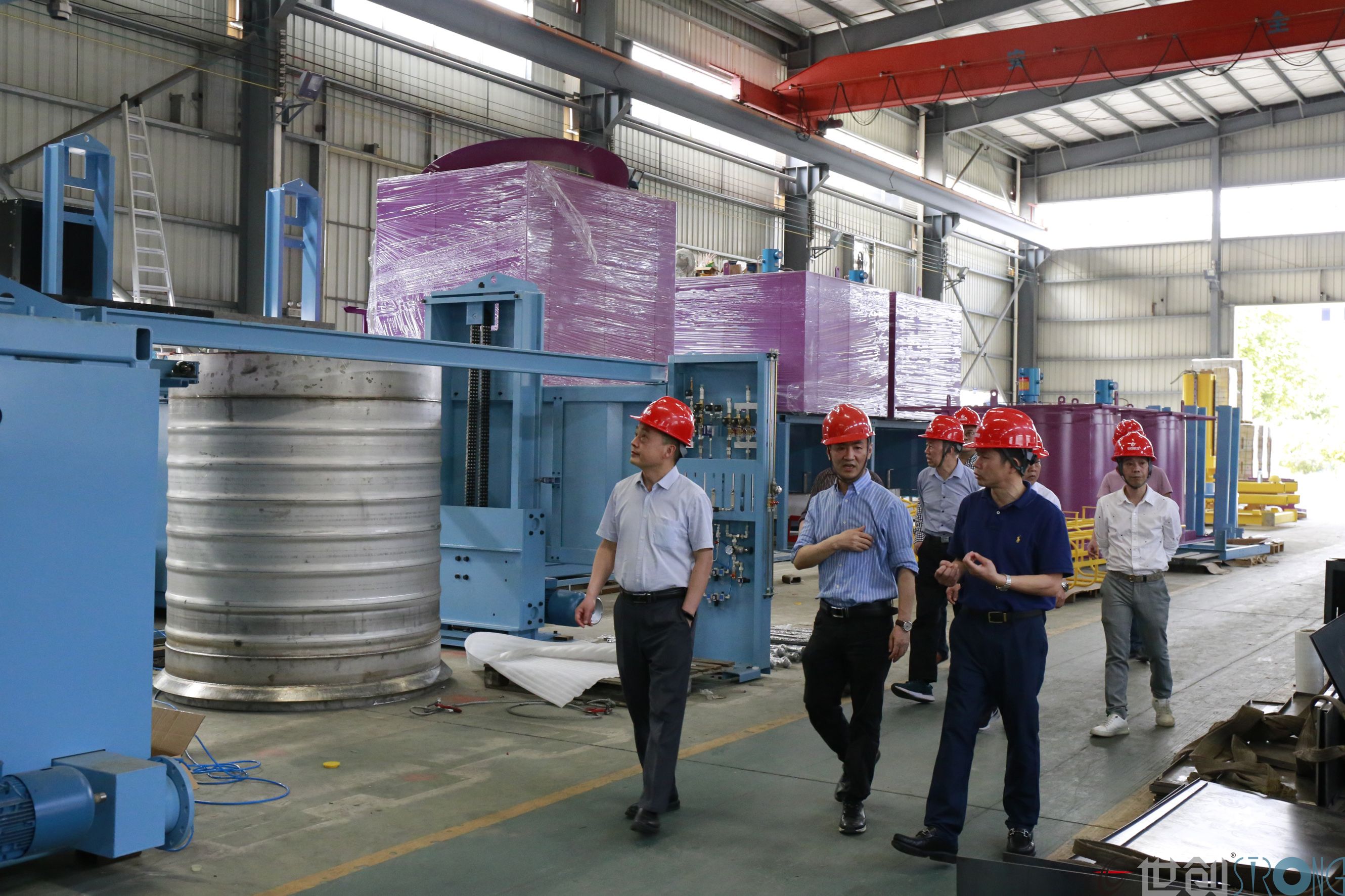 中國熱處理行業協會秘書長呂東顯一行蒞臨世創科技參觀考察