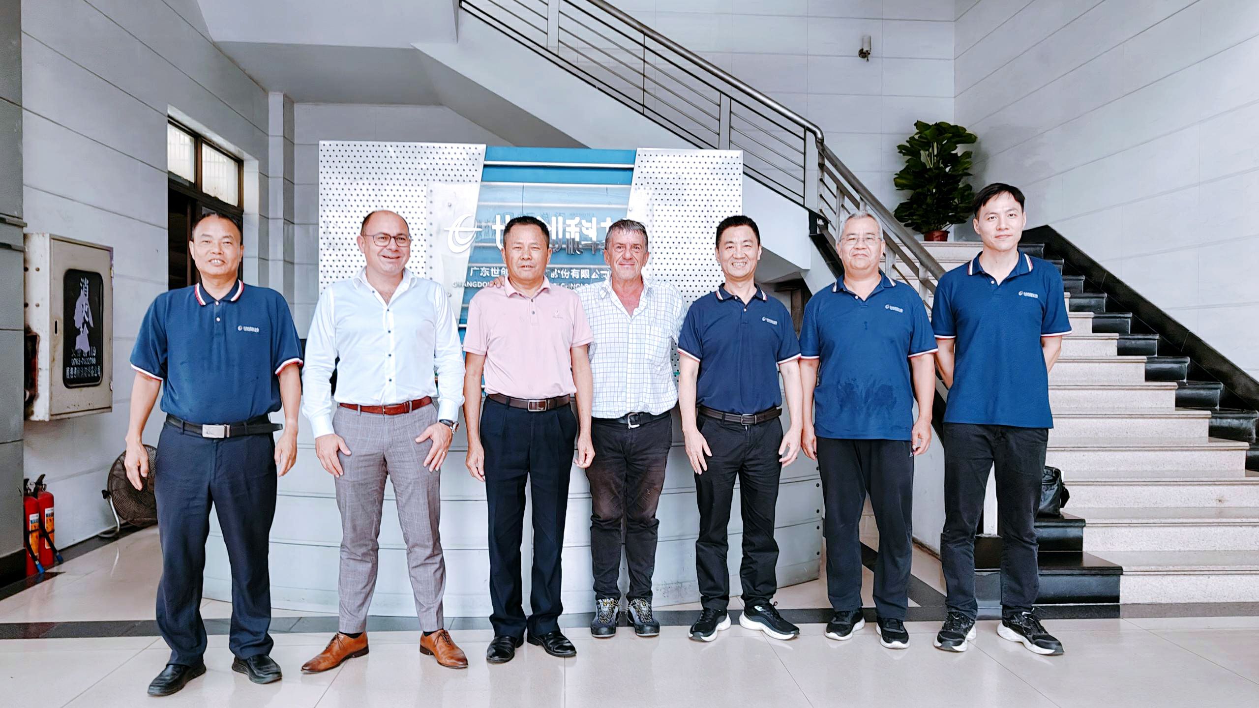 瑞士SOLO總裁Mr·Salerno蒞臨世創科技